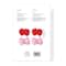 Intermediate Pink & Red Bow Garland Amigurumi Crochet Ornament Kit by Loops & Threads®